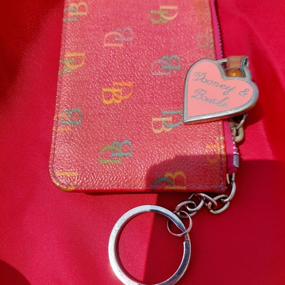 Super RARE Dooney and Bourke Coin Purse All Over Print - Picture 4 of 6